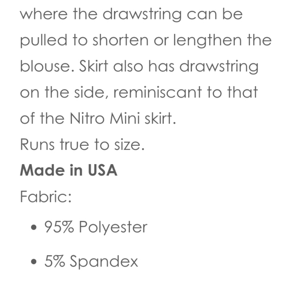 Tie dye Baddieville Bubbles skirt set - Picture 8 of 8